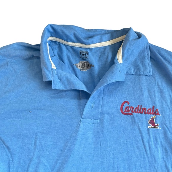 MLB St. Louis Cardinals Majestic Polo - Picture 2 of 5
